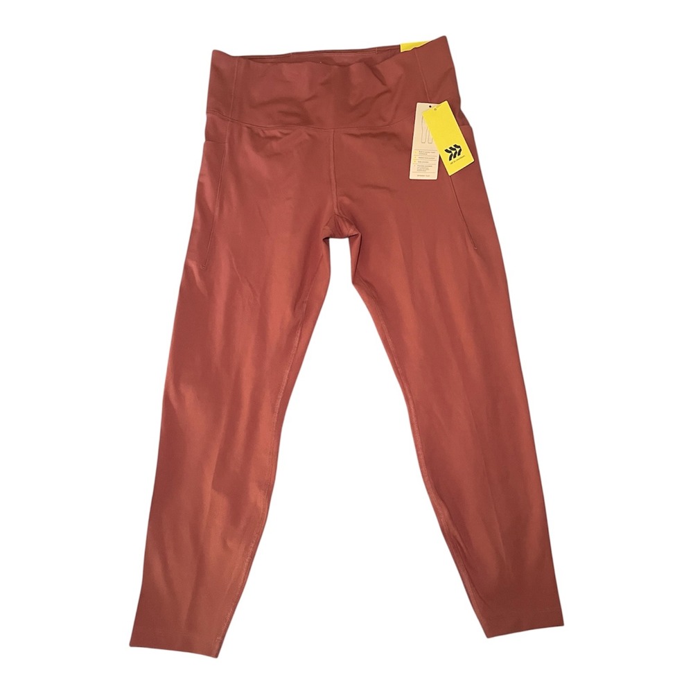 All in Motion Dynamic Flex High Rise 7/8 Leggings Rose Pink XXL Pockets UPF 50+